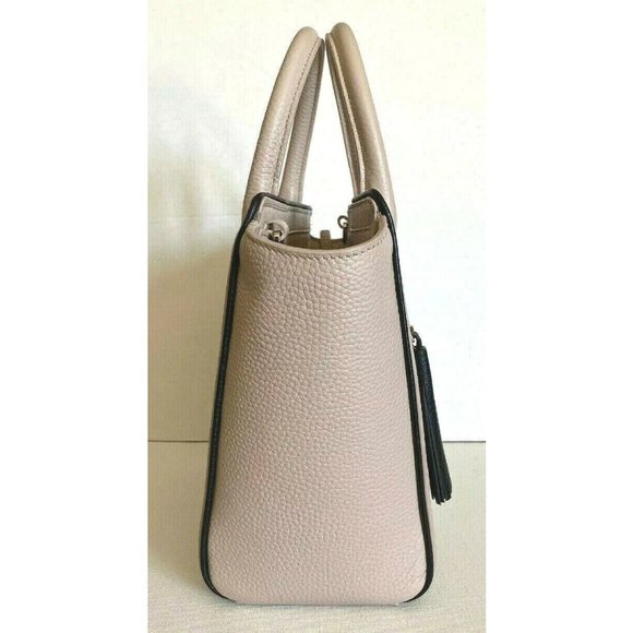 New Kate Spade Small Allyn Chester Street Leather Satchel Warm Beige Multi - Picture 4 of 6